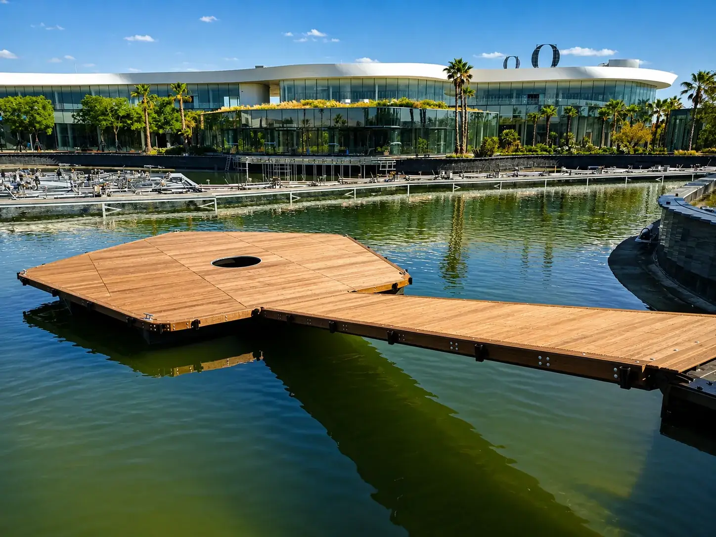 Embarcadero flotante para el complejo OASIZ Madrid - 2