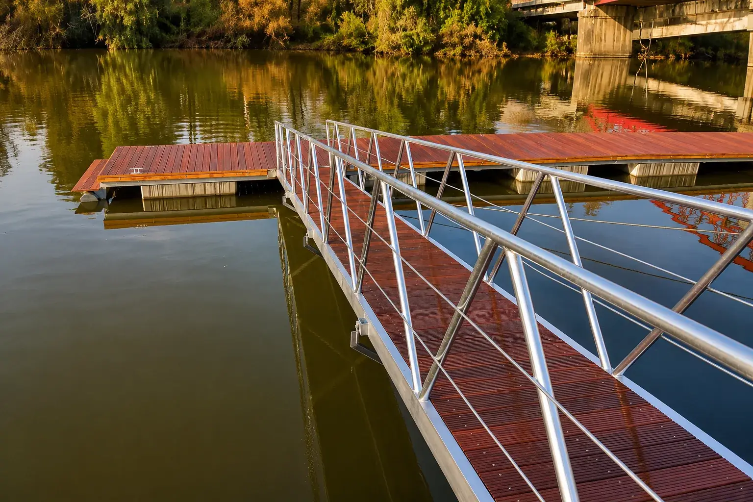 Embarcadero flotante para deportes de remo en Villafranca de Córdoba - 3